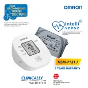 New Omron HEM-7121J Upper Arm Automatic Blood Pressure BP Monitor BP Machine