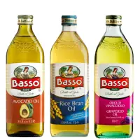 在飛比找momo購物網優惠-【BASSO 巴碩】1L酪梨油x1入+1L玄米油x1入+1L