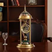 Clock Ornaments Living Room Nordic Home Decoration Clock Pendulum Clock Tabletop Pendulum Table Crystal Seat Clock
