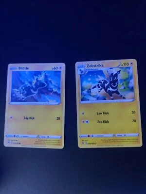 Blitzle 53/185 & Zebstrika 54/185 Vivid Voltage Fresh From Pack