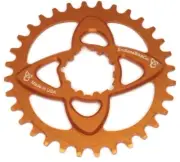 Endless Bike DM 1x Mountain Bike Chainring, SRAM DM 32T - Orange