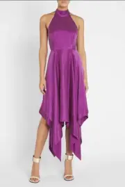 Sass and Bide purple midi dress size 6