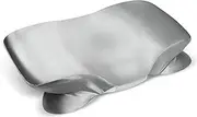 Zelimun Satin Pillowcase for Cervical Pillow Only, Ergonomic Pillow Case, Smooth & Soft Pillowcase for Sleeping Pillow, Gray Pillow Cover with Zipper
