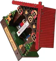 Happyyami Barometer Thermometer Hygrometer Wall Thermometer Hygrometer Perfect for Indoor and Outdoor