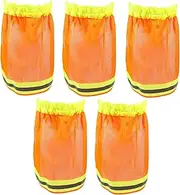 [jojofuny] 5pcs Hard Hat Sun Visor Cycling Helmet Wave Cap Caps Hardhats Visor Hat Heads Orange Hard Hat Construction Chin Strap Hard Hat Hard Hat Cap Running Cap Headwear Chemical Fiber Mesh