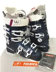 Tecnica Mach1 95 LV Alpine Ski Boots NIB Womens Sz 235 6.5 Blue Night 2018/2019