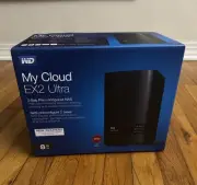 WD My Cloud EX2 Ultra 8TB Expert Network Storage Backup Fast Data Transfer Share