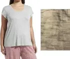 HUE Women's Sleepwell with Temptech Short Sleeve Pajama Sleep Top S