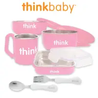 在飛比找momo購物網優惠-【thinkbaby】不鏽鋼餐具組 六件組(多款可選/兒童餐