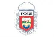 Mini banner flag pennant window mirror cars country banner skopje macedonia