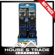 Bremick Ratchet Tiedown Straps 2 Piece 4m x 25mm 900kg TDRPB250402D