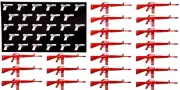2nd Amendment..USA Flag... Truck AR Decals Sticker (4 Pack) #265