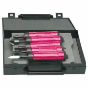 Shaviv CKPC2 Time Saving Universal Plastic Handle Deburring Set