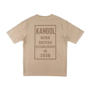 KANGOL 英國袋鼠 短袖上衣 短T 圓領T恤 63251007 中性 水洗棉