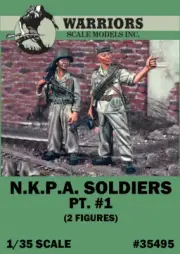 1/35 Resin Kits N.K.P.A.Soldiers PT.#1(2 Firegus/Set) Warriors#35495 Resin Model