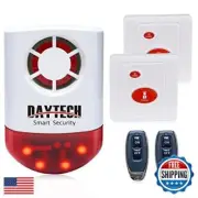 Daytech Wireless Security Alarm System with Strobe Siren - Panic Buttons and