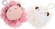 Angoily Cartoon Bath Loofah Bath Sponge for Women Wash Sponge Shower Loofah for Women Scrubber
