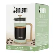 NEW BIALETTI WOODY COFFEE PRESS 1 LITRE French Ground Tea Espresso 1L GREEN