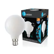 8w LED E27, B22 G95, G125 Globe Warm White 2700k, Daylight 6500k Dimmable