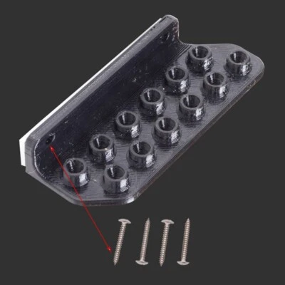 Secure and Organized Wall Mounted Arrow Storage Display Stand for 12 Arrows
