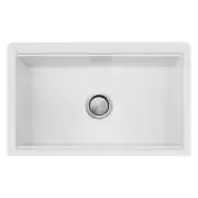 OLIVERI Santorini Farmhouse Undermount Sink - White ST-WH1584U