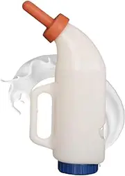 Goat Feeding Bottles, Cattle Baby Bottle | Milk Feeding Bottles with Clear Scale,Vicvili Large Capacity Feeding Containers with Scale, Drink Supplies PE