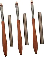 OSOLADY Professional Nail Painting Tools 3pcs Set Flat Head Brush Shading Gradient Pen