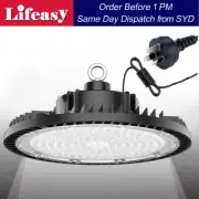 High Bay LED Light UFO 100/150/200W Industrial Warehouse Factory Farm Gym Shed