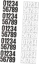 DIYEAH 10 Sheets Self Adhesive Number Stickers Durable Weatherproof Decals for Mailboxes Doors Bins Home Address Numbers for Easy Installation