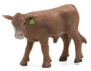 1/16th Scale Little Buster Red Black Angus Calf toy farm