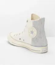 NEW Converse Chuck Taylor All Star Cozy Utility Egret Gravel High Top Shoes