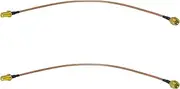BLLNDX SMA Male to SMA Female RF Coaxial Coax Cable 2PCS 30cm/11.8inch SMA Male to SMA Female RF Coaxial Cable Antenna Extender Cable Adapter RG316 Coax Jumper Connector