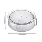 Plastic Microwave Splatter Plate Cover With Steam Vent Oil-proof Anti Splash _sy