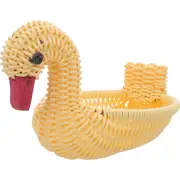 1pc Handmade Weaving Basket Fresh Snacks Storage Container Home Storage Basket