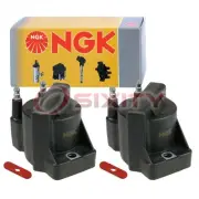 2 pc NGK Ignition Coils for 1990-1993 Chevrolet Lumina 2.2L 2.5L L4 Spark cj
