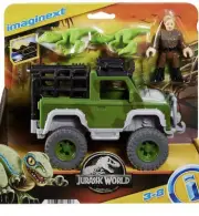 Fisher Price Imaginext Jurassic World Detainment Truck Dinosaur & Figure Toy