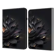 For Samsung Galaxy Tab A9 Crystal Pattern Leather Case