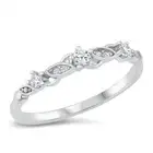 NEW! Sterling Silver 925 SILVER RING ETERNITY BAND DESIGN SIZES 3-10
