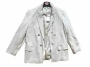 Dorothy Perkins Blazer Jacket Beige Linen Mix Open Lined Pockets 12P NEW RRP£40