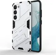 JOJOBE Horizontal Kickstand Case for Samsung Galaxy S23 Ultra 5G Cover case Phone Holder with Vertical Kickstand Case Compatible with Samsung S23 Ultra 5G-White