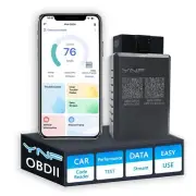 YNF OBD2 Scanner Reader Bluetooth Wireless Auto Diagnostic Scan Tool for iOS ...