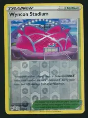 2020 POKEMON VIVID VOLTAGE REVERSE HOLO TRAINER 161/185 UNPLAYED WYNDON STADIUM