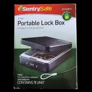 SentrySafe P005C Small Lock Safe Box with Combination Lock & Tether 0.05 Cu. Ft.