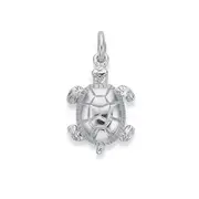 Silver Turtle Charm