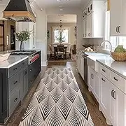 Carpet Runner Kitchen Washable Floor Carpet for Entryway Rug Runners for Hallway Bedroom Bathroom, Floor Area Rug and Mat Long Runner Rug, Dirt Trapper(100x250cm)