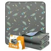 Dog Pee Pads Washable: 2 Pack Reusable Puppy Pads, Reusable Pee Pads Waterpro...