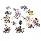 Wholesale 232 PCS Eyebrow Nipple Tongue Belly Rings Nose Lip Industrial Barbell
