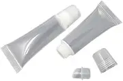Honbay 10PCS 8ml Refillable Clear Empty Lip Gloss Balm Containers Soft Empty Tubes