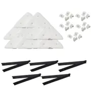 Catzon 40 Pcs Replacement Accessories for Magnetic Window Cleaning Tool