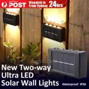 LED Solar Floodlights Garden Outdoor Decor Wall Light Modern Lighting Waterproof